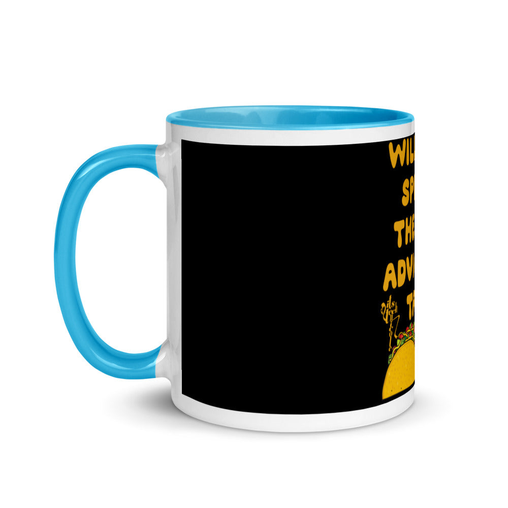 Speech Therapy for Tacos Mug with Color Inside