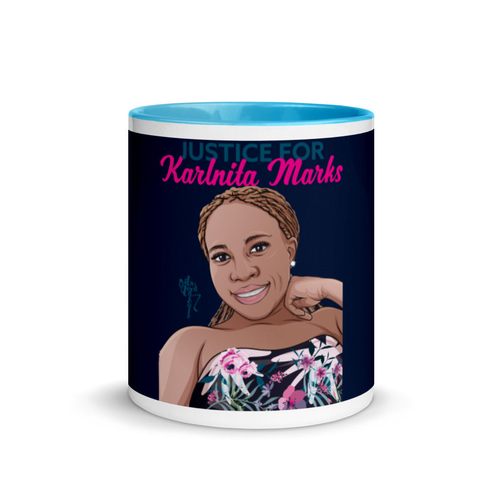 Justice for Karlnita Marks Series 2 Mug with Color Inside