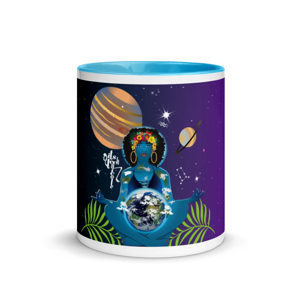Mother Earth Mug with Color Inside