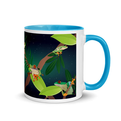 Red-Eyed Tree Frog Series 8 Mug with Color Inside