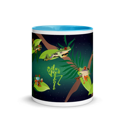 Red-Eyed Tree Frog Series 8 Mug with Color Inside