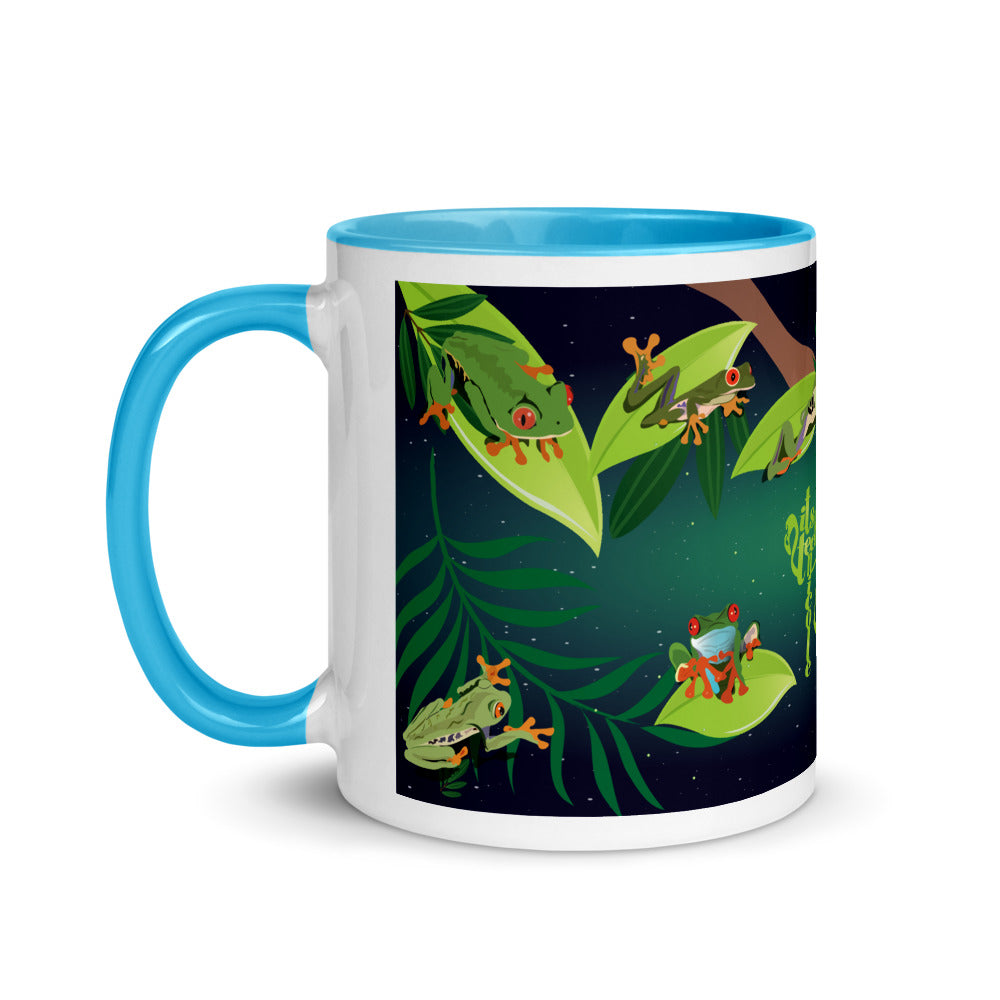 Red-Eyed Tree Frog Series 8 Mug with Color Inside