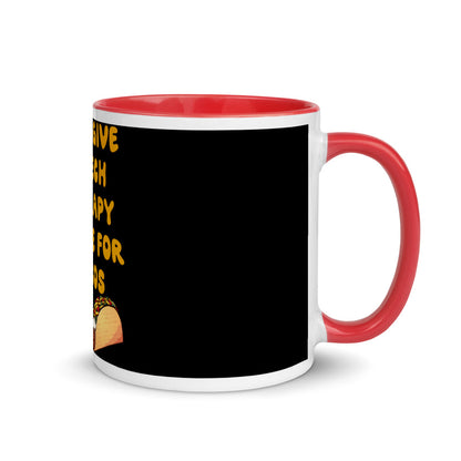 Speech Therapy for Tacos Mug with Color Inside