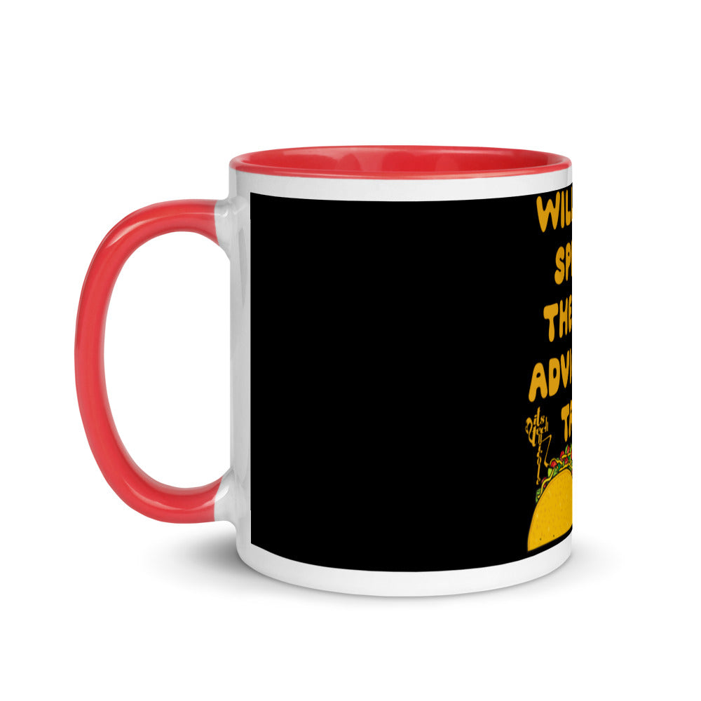 Speech Therapy for Tacos Mug with Color Inside