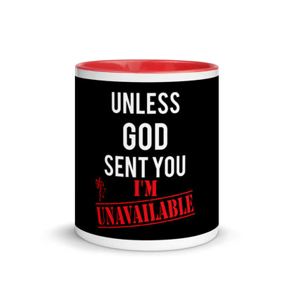 God Sent Mug with Color Inside