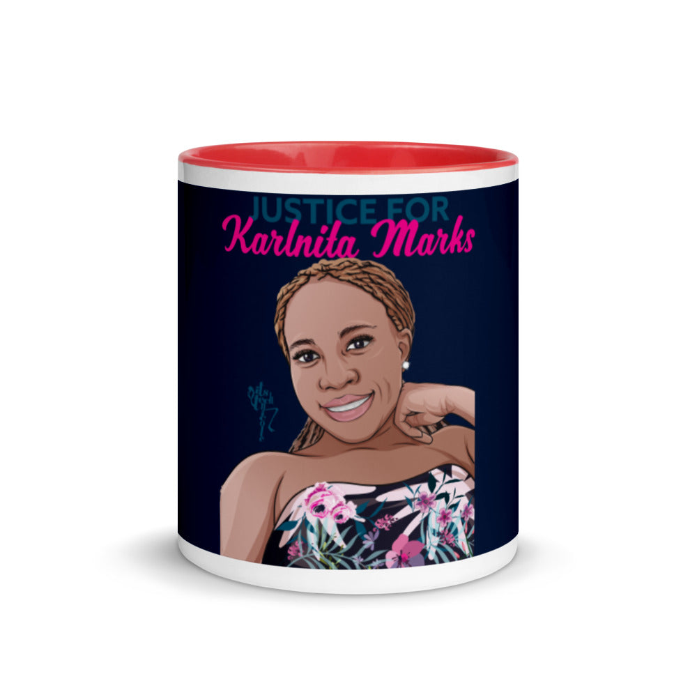 Justice for Karlnita Marks Series 2 Mug with Color Inside