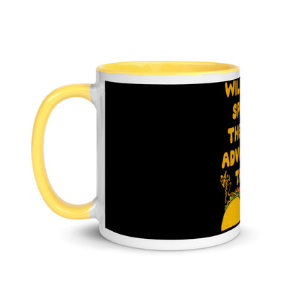 Speech Therapy for Tacos Mug with Color Inside