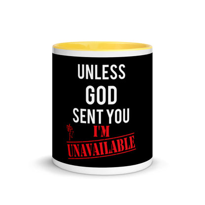 God Sent Mug with Color Inside
