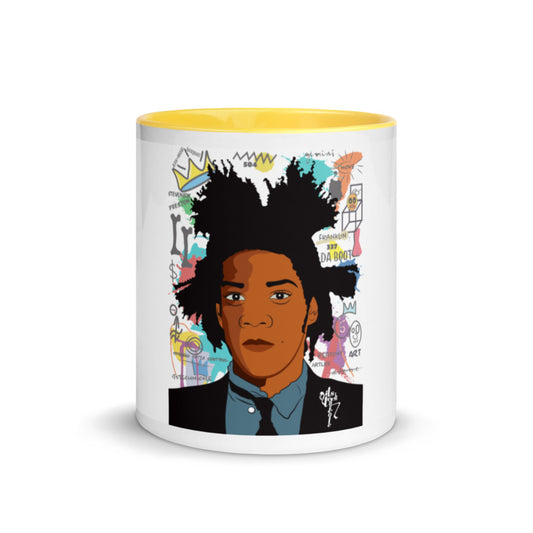 Basquiat Mug with Color Inside