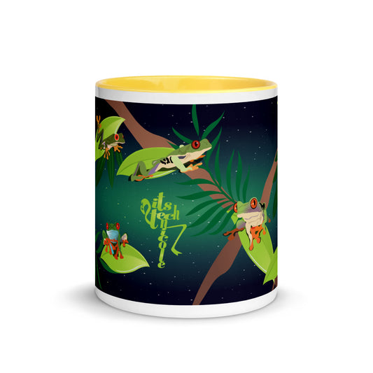 Red-Eyed Tree Frog Series 8 Mug with Color Inside