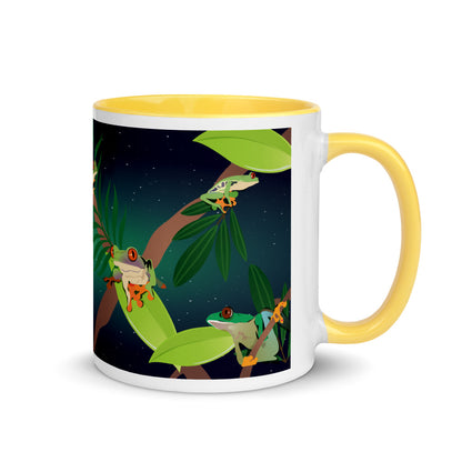Red-Eyed Tree Frog Series 8 Mug with Color Inside