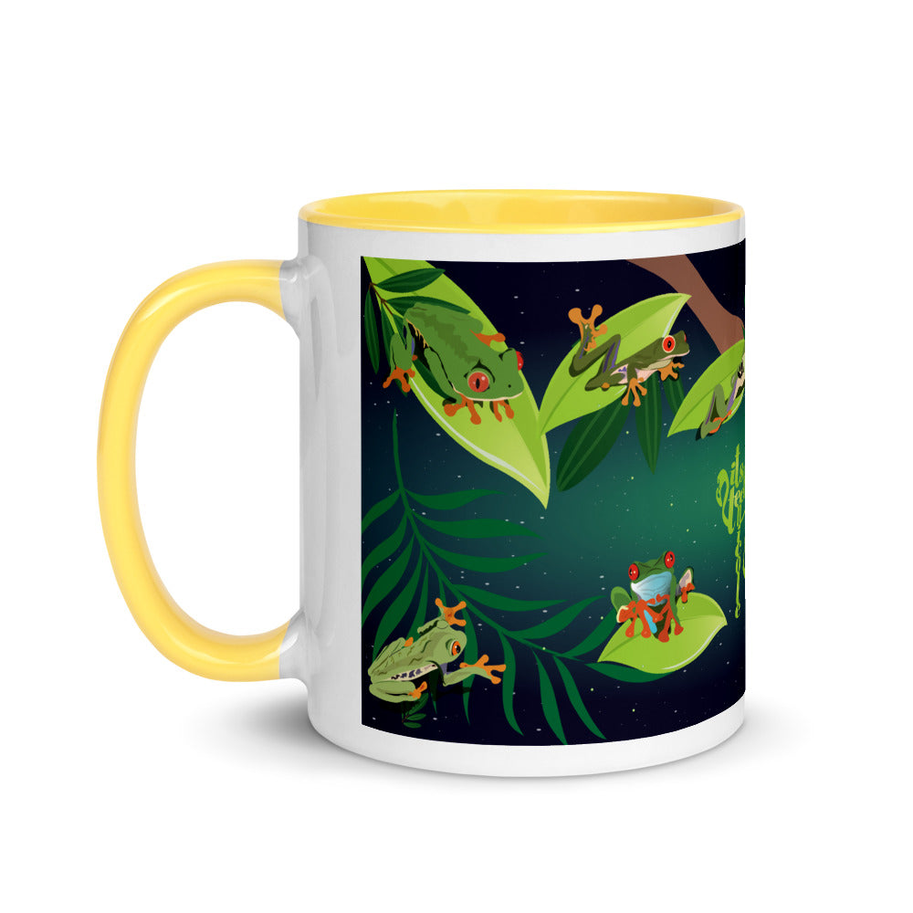 Red-Eyed Tree Frog Series 8 Mug with Color Inside