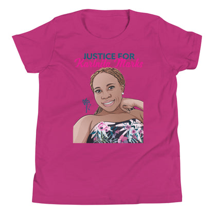 Justice for Karlnita Marks Series 2 Youth Short Sleeve T-Shirt