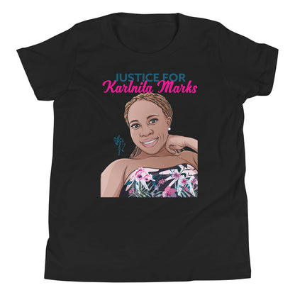 Justice for Karlnita Marks Series 2 Youth Short Sleeve T-Shirt