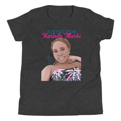 Justice for Karlnita Marks Series 2 Youth Short Sleeve T-Shirt