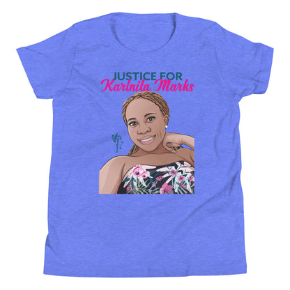 Justice for Karlnita Marks Series 2 Youth Short Sleeve T-Shirt