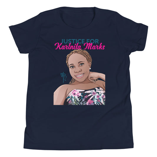 Justice for Karlnita Marks Series 2 Youth Short Sleeve T-Shirt