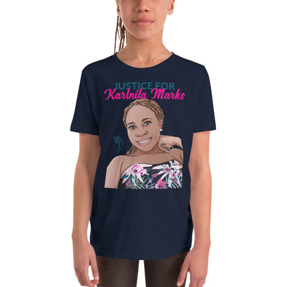 Justice for Karlnita Marks Series 2 Youth Short Sleeve T-Shirt