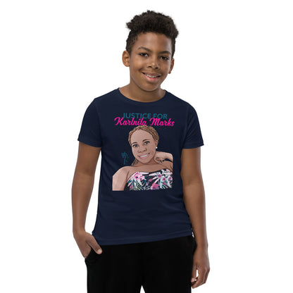 Justice for Karlnita Marks Series 2 Youth Short Sleeve T-Shirt