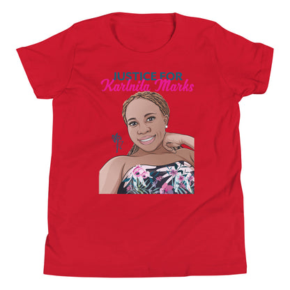 Justice for Karlnita Marks Series 2 Youth Short Sleeve T-Shirt